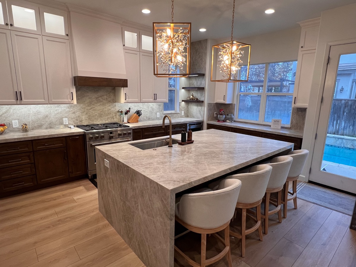 Designed kitchen interior, Bay Area
